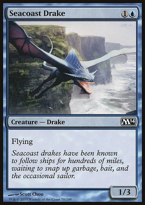 Seacoast Drake, Magic 2014 #70, Magic: The Gathering card