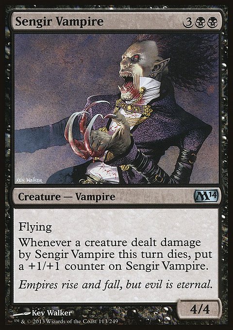 Sengir Vampire, Magic 2014 #113, Magic: The Gathering card