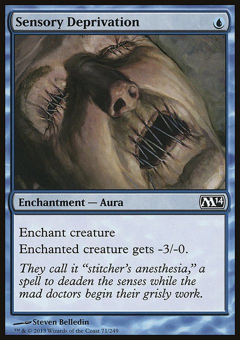 Sensory Deprivation, Magic 2014 #71, Magic: The Gathering card