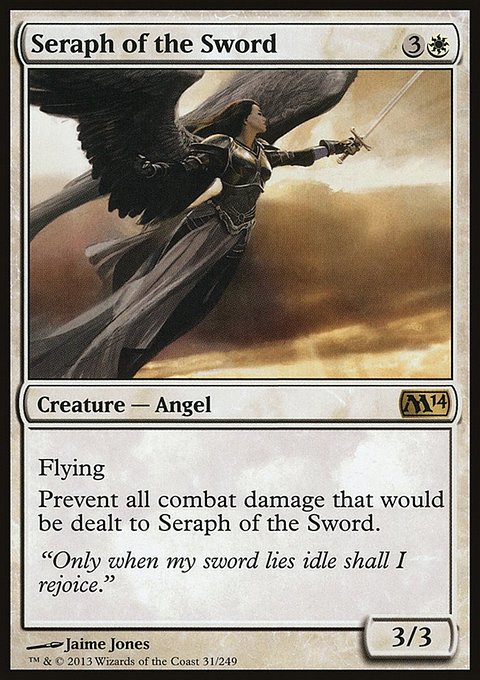 Seraph of the Sword, Magic 2014 #31, Magic: The Gathering card