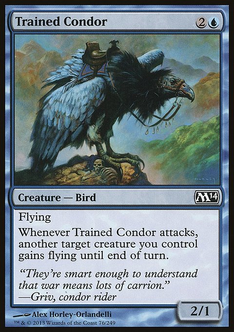 Trained Condor, Magic 2014 #76, Magic: The Gathering card