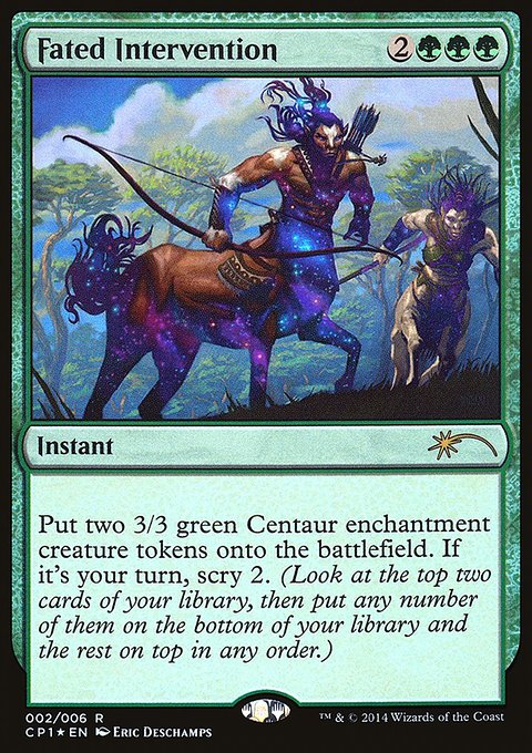 Fated Intervention, Magic 2015 Clash Pack #2, Magic: The Gathering card