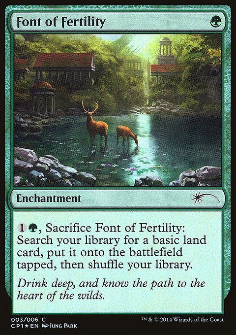 Font of Fertility, Magic 2015 Clash Pack #3, Magic: The Gathering card