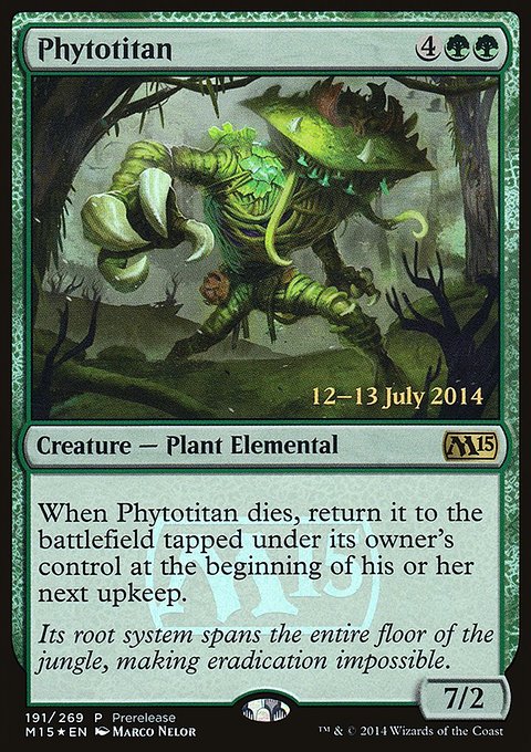 Phytotitan, Magic 2015 Promos #191, Magic: The Gathering card