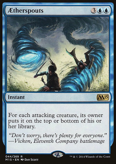 Aetherspouts, Magic 2015 #44, Magic: The Gathering card