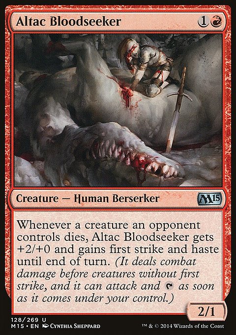 Altac Bloodseeker, Magic 2015 #128, Magic: The Gathering card