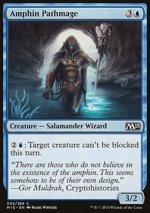 Amphin Pathmage, Magic 2015 #45, Magic: The Gathering card