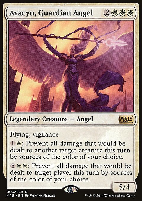 Avacyn, Guardian Angel, Magic 2015 #3, Magic: The Gathering card