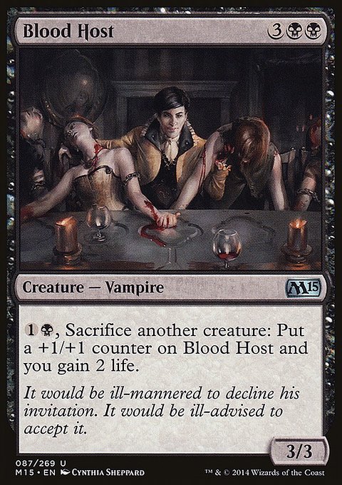 Blood Host, Magic 2015 #87, Magic: The Gathering card