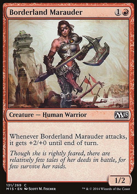 Borderland Marauder, Magic 2015 #131, Magic: The Gathering card