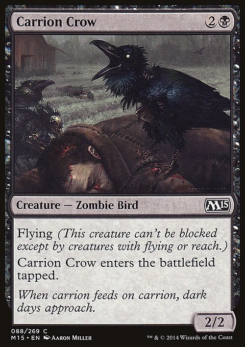 Carrion Crow, Magic 2015 #88, Magic: The Gathering card