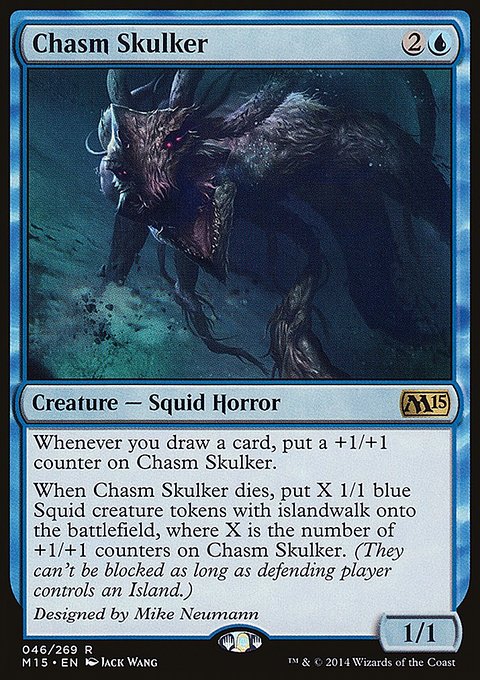 Chasm Skulker, Magic 2015 #46, Magic: The Gathering card