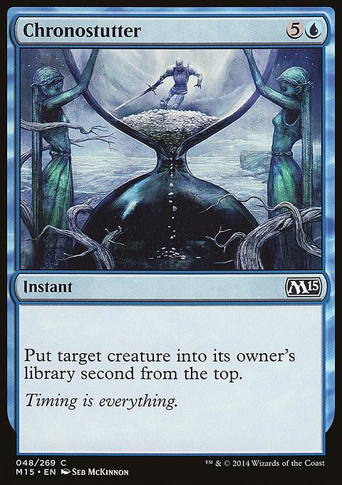 Chronostutter, Magic 2015 #48, Magic: The Gathering card