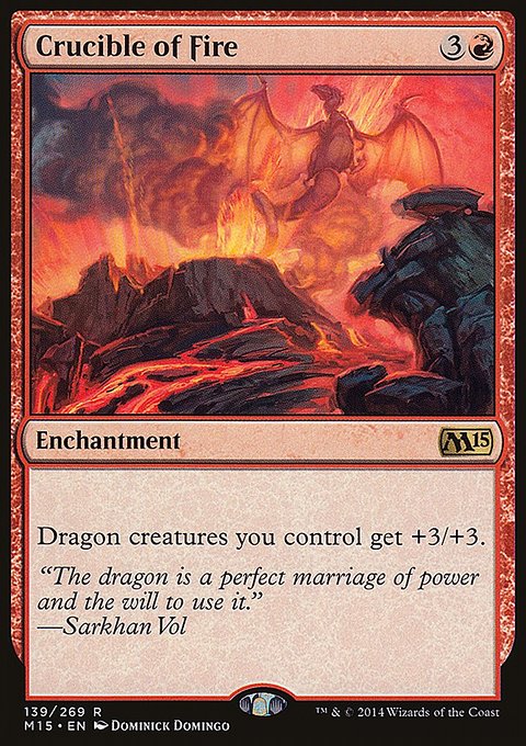 Crucible of Fire, Magic 2015 #139, Magic: The Gathering card