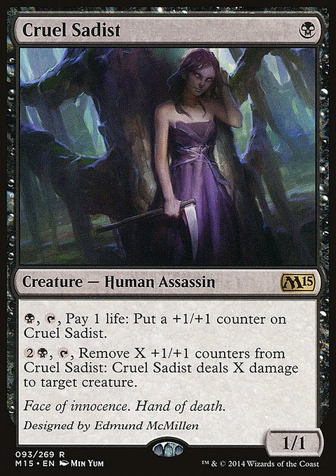 Cruel Sadist, Magic 2015 #93, Magic: The Gathering card