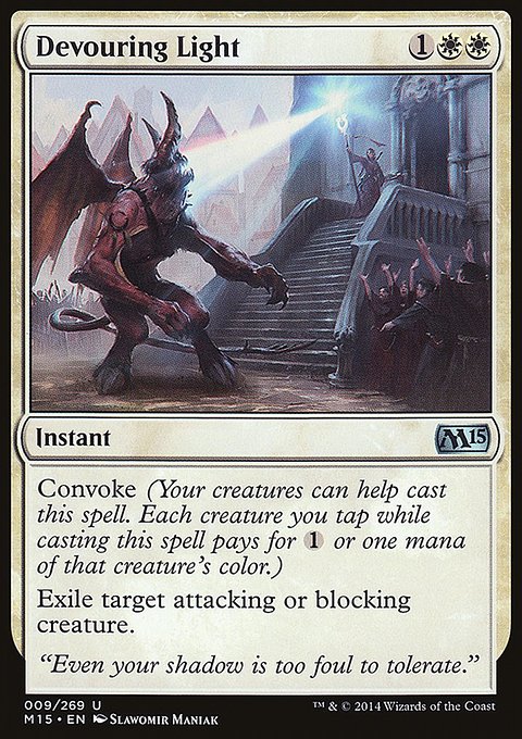 Devouring Light, Magic 2015 #9, Magic: The Gathering card