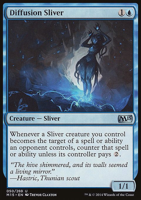 Diffusion Sliver, Magic 2015 #50, Magic: The Gathering card