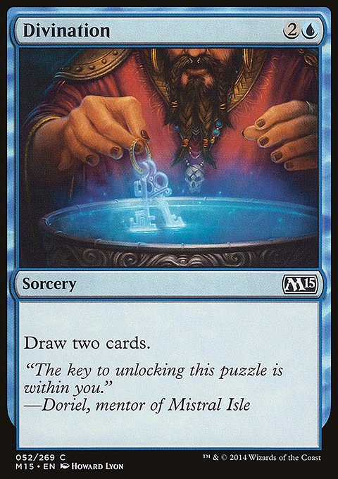 Divination, Magic 2015 #52, Magic: The Gathering card