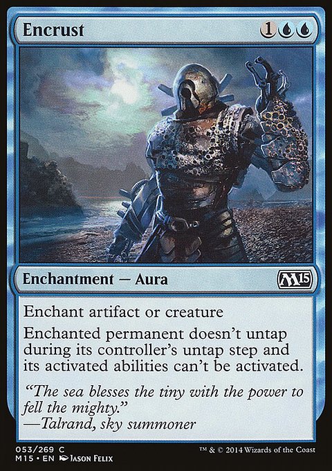 Encrust, Magic 2015 #53, Magic: The Gathering card