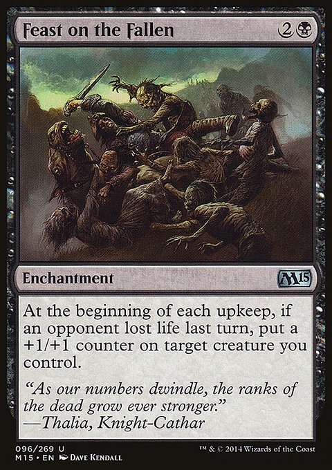 Feast on the Fallen, Magic 2015 #96, Magic: The Gathering card