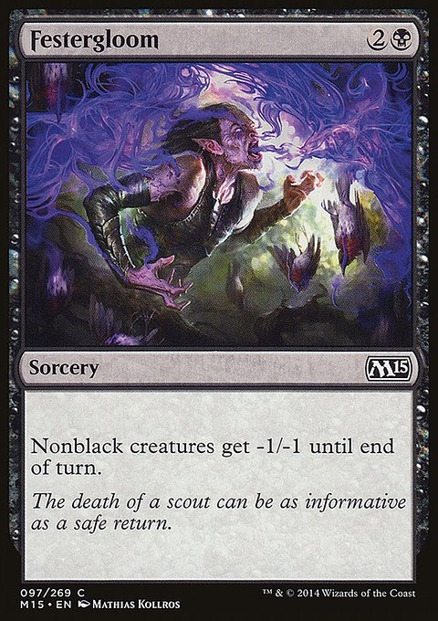 Festergloom, Magic 2015 #97, Magic: The Gathering card