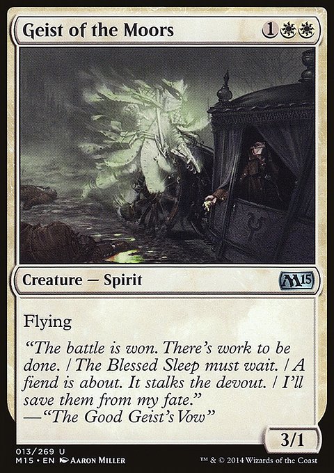 Geist of the Moors, Magic 2015 #13, Magic: The Gathering card
