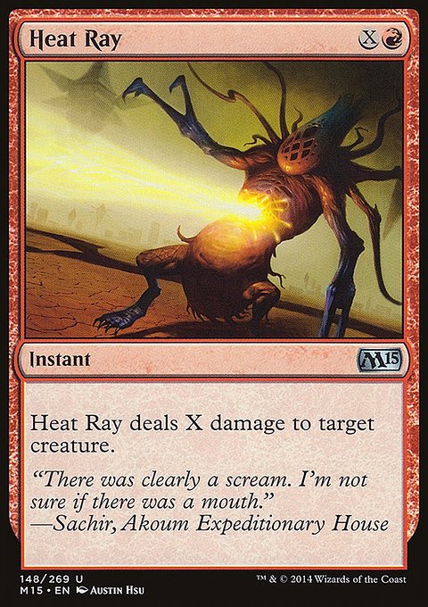 Heat Ray, Magic 2015 #148, Magic: The Gathering card
