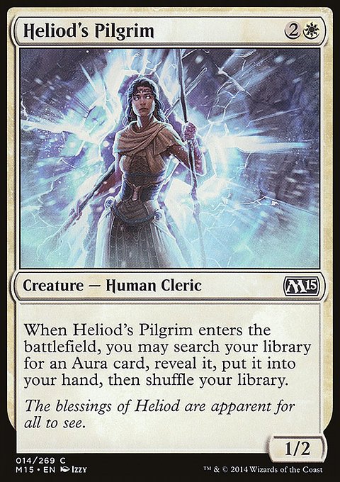 Heliod's Pilgrim, Magic 2015 #14, Magic: The Gathering card