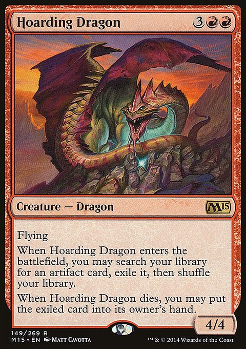 Hoarding Dragon, Magic 2015 #149, Magic: The Gathering card