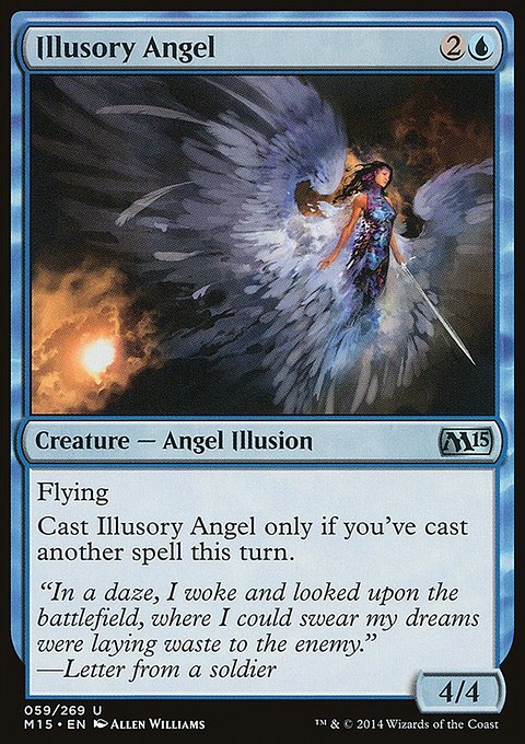 Illusory Angel, Magic 2015 #59, Magic: The Gathering card