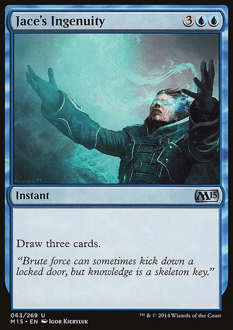 Jace's Ingenuity, Magic 2015 #63, Magic: The Gathering card