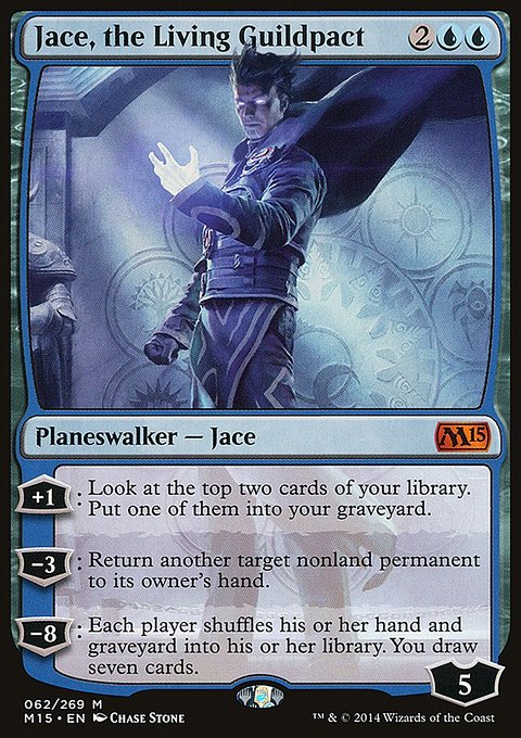 Jace, the Living Guildpact, Magic 2015 #62, Magic: The Gathering card