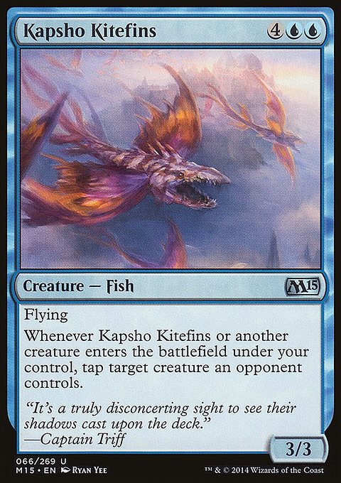 Kapsho Kitefins, Magic 2015 #66, Magic: The Gathering card