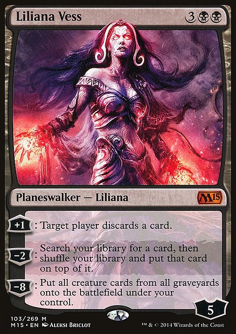 Liliana Vess, Magic 2015 #103, Magic: The Gathering card