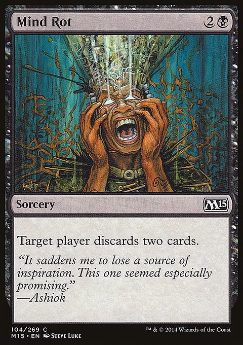 Mind Rot, Magic 2015 #104, Magic: The Gathering card