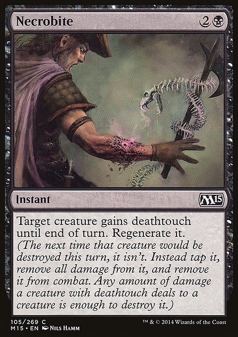 Necrobite, Magic 2015 #105, Magic: The Gathering card