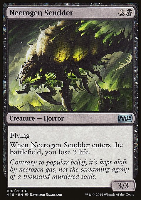 Necrogen Scudder, Magic 2015 #106, Magic: The Gathering card