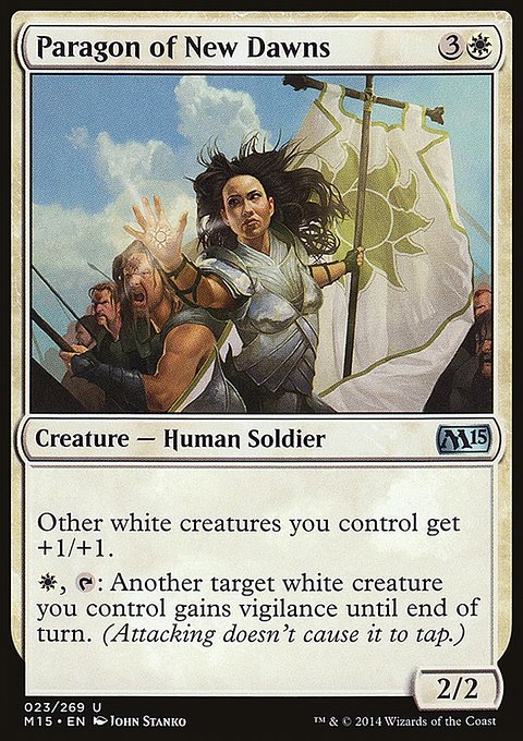 Paragon of New Dawns, Magic 2015 #23, Magic: The Gathering card