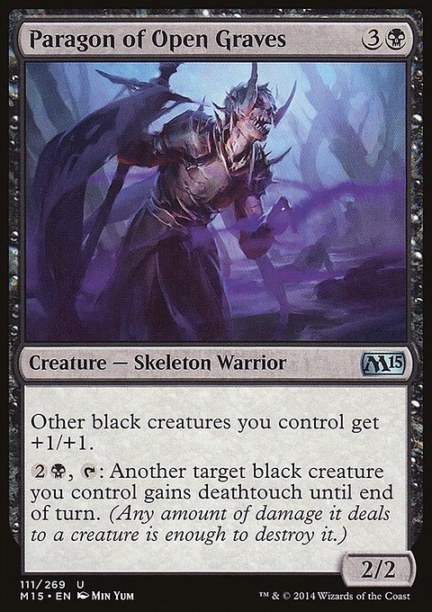 Paragon of Open Graves, Magic 2015 #111, Magic: The Gathering card
