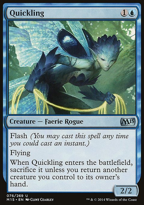 Quickling, Magic 2015 #76, Magic: The Gathering card