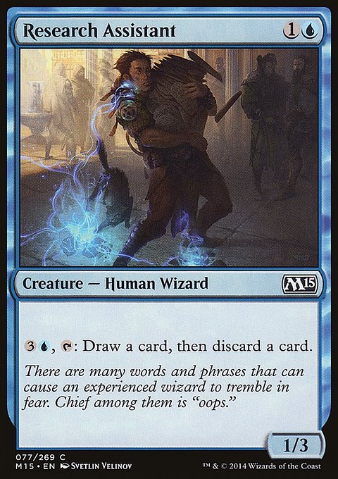 Research Assistant, Magic 2015 #77, Magic: The Gathering card