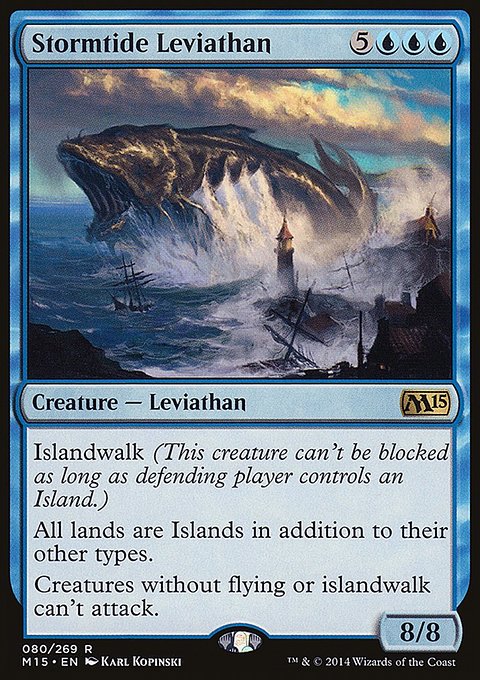 Stormtide Leviathan, Magic 2015 #80, Magic: The Gathering card
