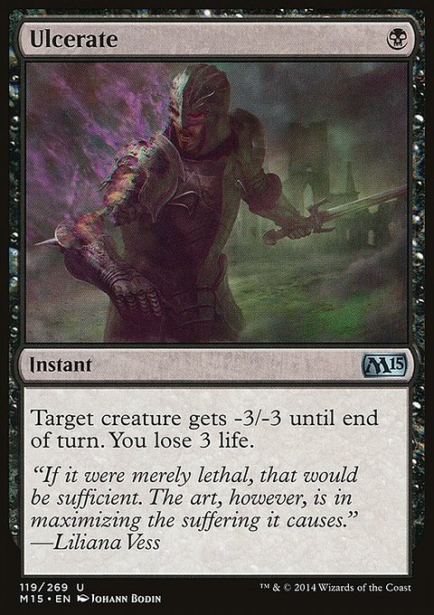 Ulcerate, Magic 2015 #119, Magic: The Gathering card