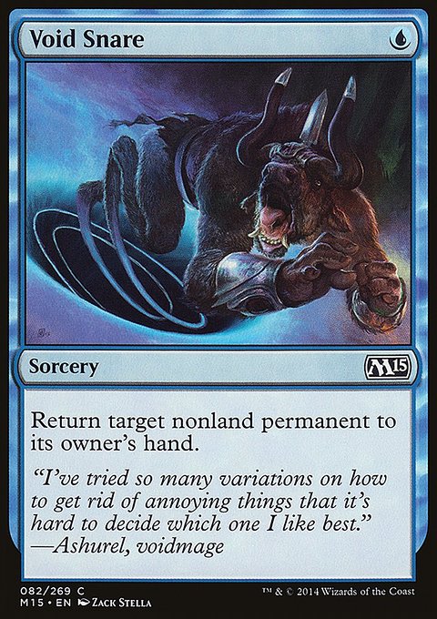Void Snare, Magic 2015 #82, Magic: The Gathering card