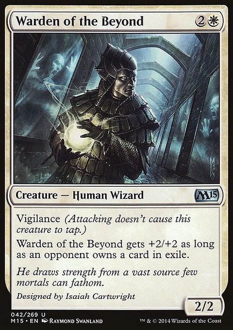 Warden of the Beyond, Magic 2015 #42, Magic: The Gathering card
