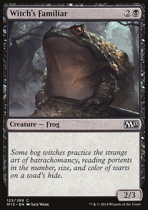 Witch's Familiar, Magic 2015 #123, Magic: The Gathering card