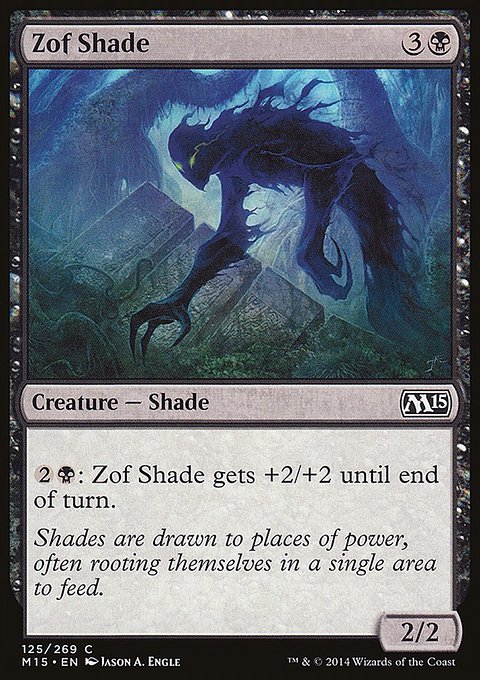 Zof Shade, Magic 2015 #125, Magic: The Gathering card