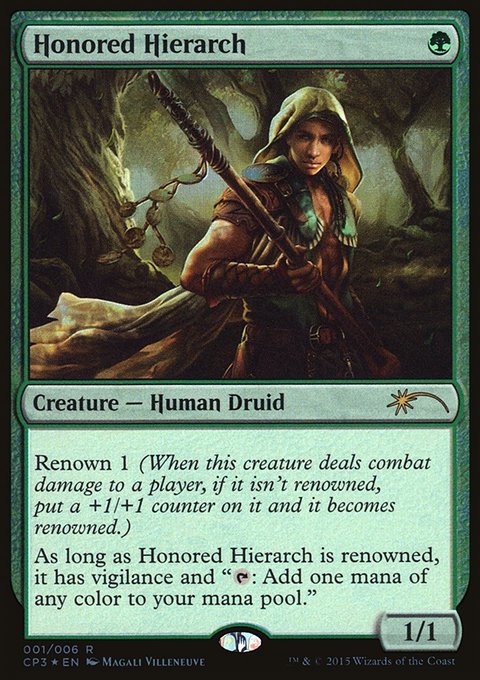 Honored Hierarch, Magic Origins Clash Pack #1, Magic: The Gathering card
