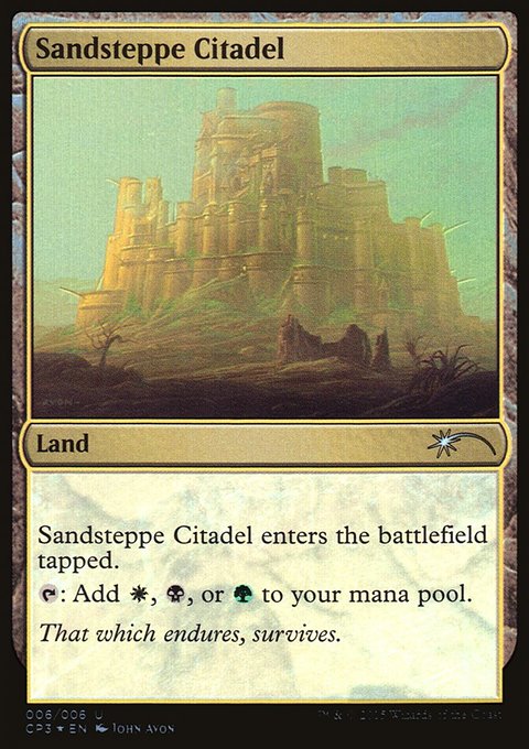 Sandsteppe Citadel, Magic Origins Clash Pack #6, Magic: The Gathering card