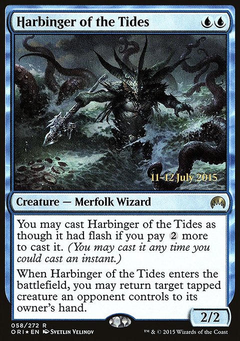 Harbinger of the Tides, Magic Origins Promos #58s, Magic: The Gathering card